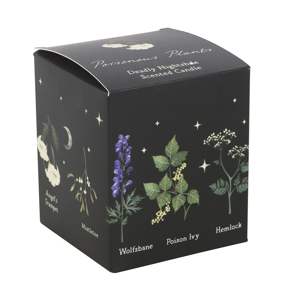 Poisonous Plants Candle Deadly Nightshade Scented Vegan Jar Gift