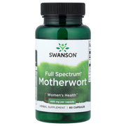 Swanson Motherwort 400mg Calm Anxiety Heart Hormone Support 60 Capsules