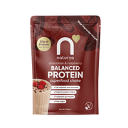 Naturya Chocolate Raspberry Protein Shake 550g Vegan Low Sugar High Fibre