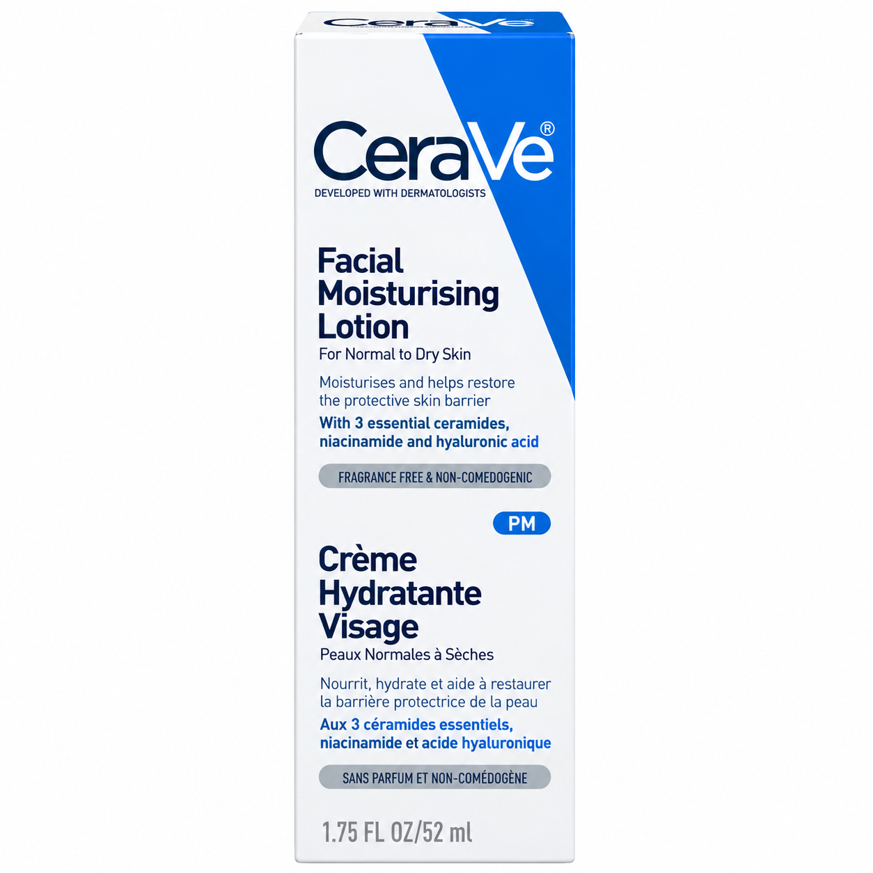 CeraVe PM Facial Moisturising Lotion 52ml