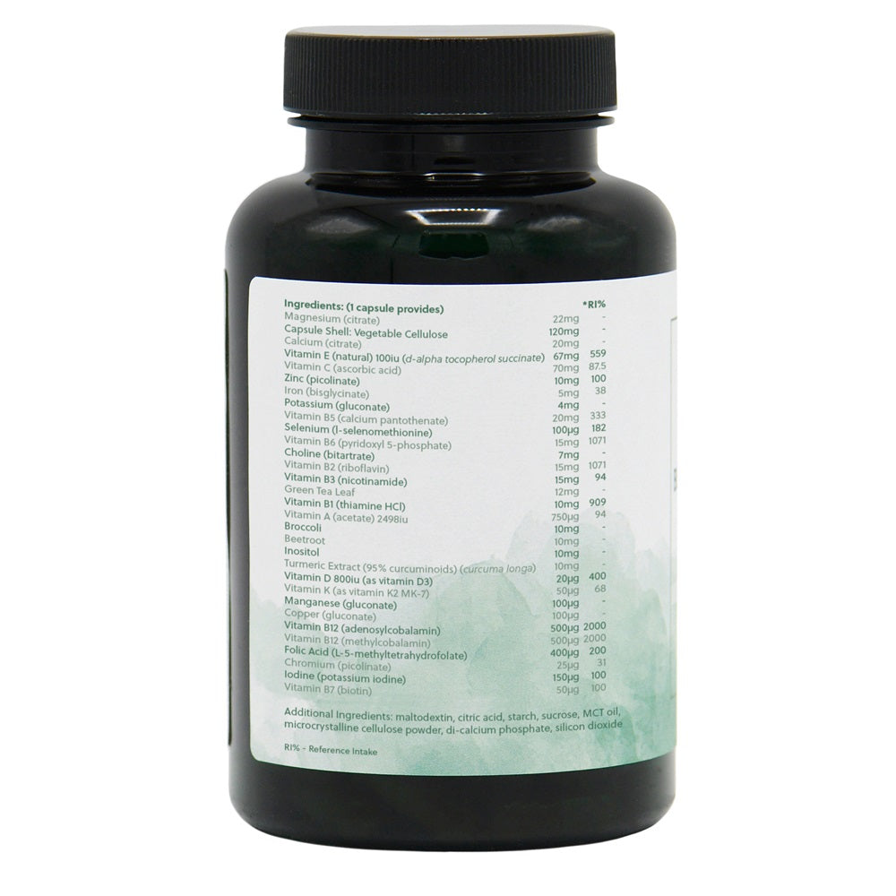 G&G Vegan Multivitamin 90 Capsules  Complete Daily Support for Plant-Based Diet