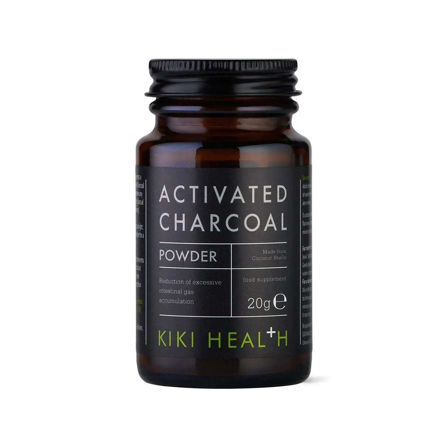 KIKI Health Activated Charcoal Powder 70g Food Grade Fine Powder Detox
