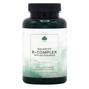 G&G Balanced B-Complex with Nicotinamide – Energy, Nervous System & Red Blood Cells – 120 Vegan Capsules