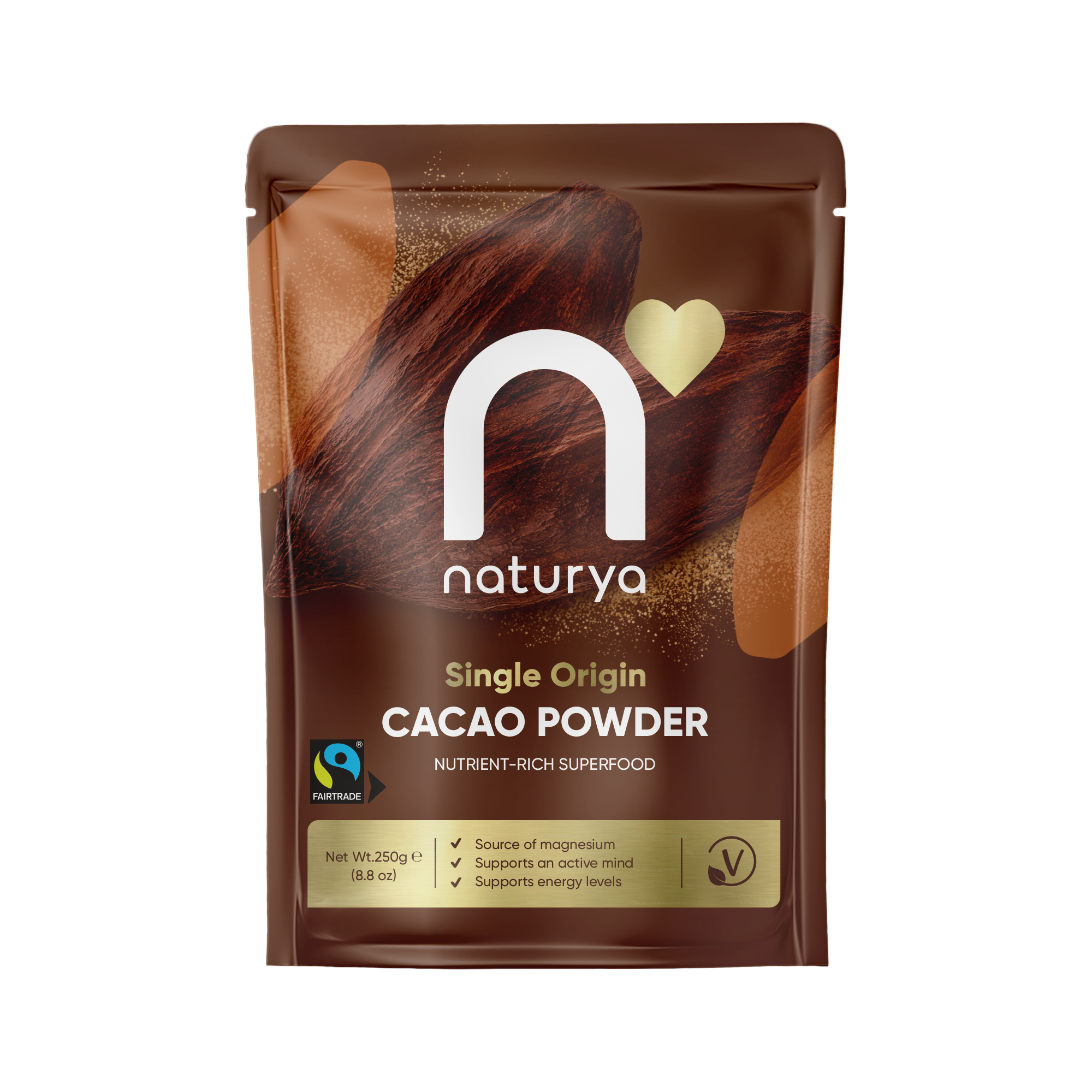 Naturya Organic Cacao Powder 250g | Raw Vegan Superfood Antioxidant Energy Boost