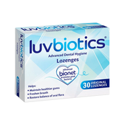 Luvbiotics Dental Probiotic Lozenges 30 Tablets Oral Microbiome Gum Health
