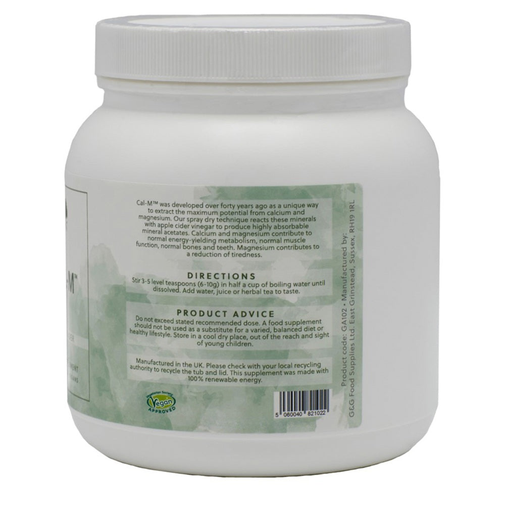 G&G Cal-M - 500g Powder | Calcium & Magnesium Supplement for Bone & Muscle Support