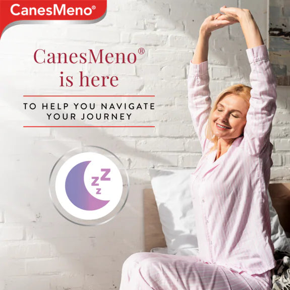 CanesMeno Night Magnesium, B6, Ashwagandha & Hops Food Supplement 30 Tablets