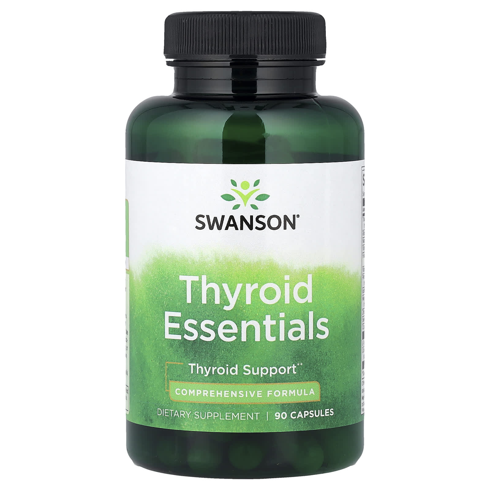 Swanson Thyroid Essentials Metabolism Iodine Selenium B Complex 90 Capsules