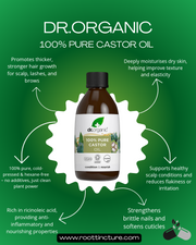 Dr. Organic Castor Oil 100% Pure 250ml