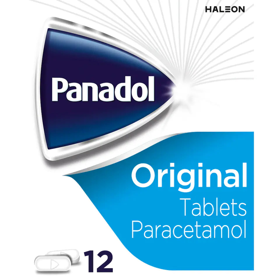 Panadol Original Tablets 500mg Paracetamol 12 Pain Relief