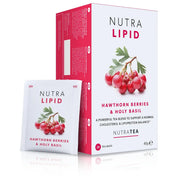 NutraTea NutraLipid Cholesterol Support Heart Health Herbal Tea 20 Tea Bags
