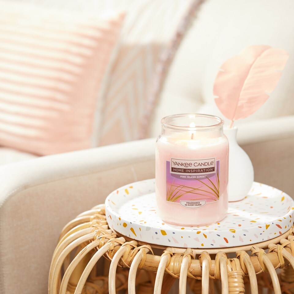 Yankee Candle Pink Island Sunset Large Jar Candle 538g Sweet Tropical Scent