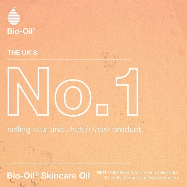 Bio-Oil Natural Skincare Oil 200ml Scar & Stretch Mark Moisturiser
