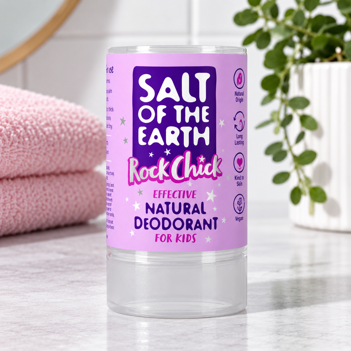 Salt of the Earth Rock Chick Kids Natural Crystal Deodorant 90g