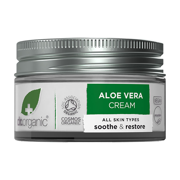 Dr.Organic Aloe Vera Cream – Soothing & Restoring Moisturiser 50ml