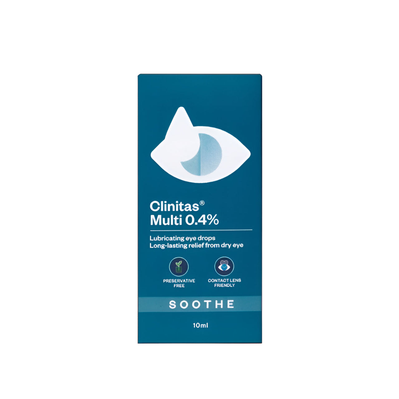 Clinitas Multi 0.4% Eye Drops 10ml Dry Eye Relief Lubricating Preservative Free